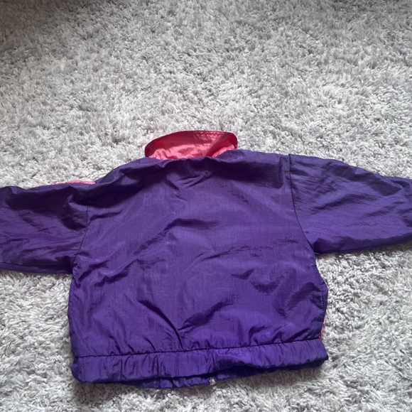 Vintage 80's Girls Wind Breaker Jacket (with Embroidery) - Picture 4 of 5